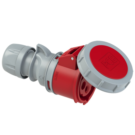 Picture of Ficha fêmea IP67 16A 3P+T 400V aperto p/ mola