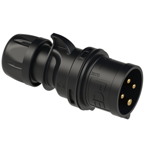 Picture of Ficha macho preta IP44 32A 3P+T 400V