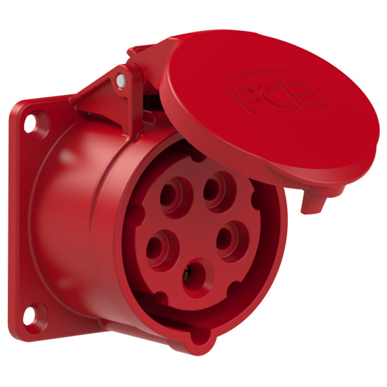Picture of Tomada encastrar fêmea IP44 16A 3P+T+N 400V aperto p/ mola