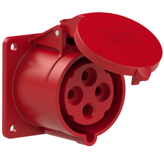 Picture of Tomada encastrar fêmea 75x75 IP44 32A 3P+T 400V