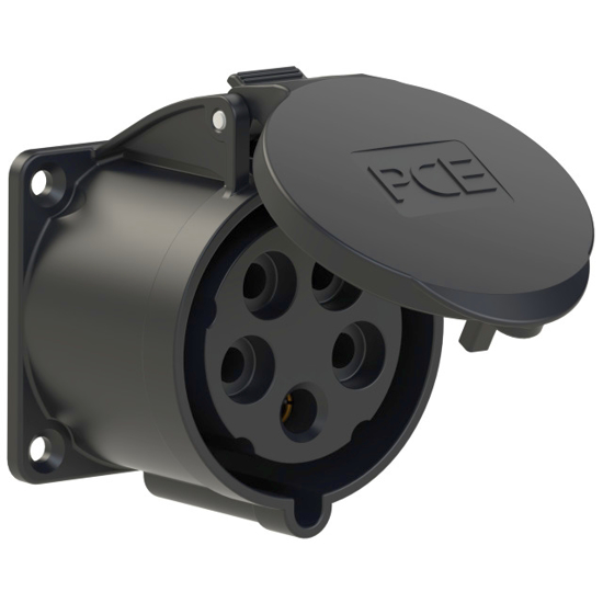 Picture of Tomada encastrar fêmea IP44 32A 3P+T+N 400V aperto p/ mola