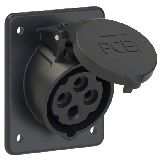 Picture of Tomada encastrar fêmea inclinada IP44 16A 3P+T 400V