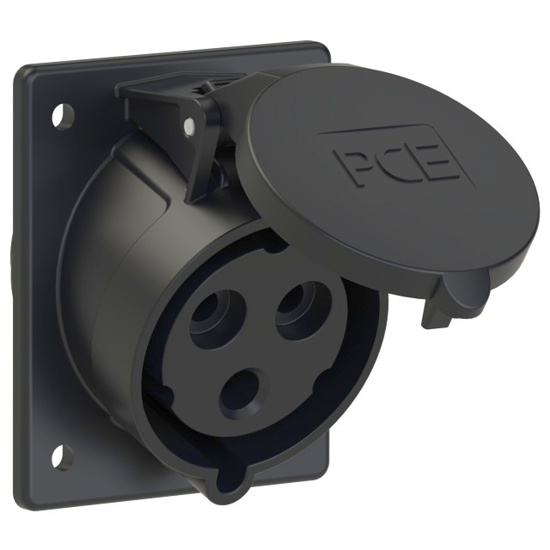 Picture of Tomada encastrar fêmea inclinada IP44 32A 2P+T 230V