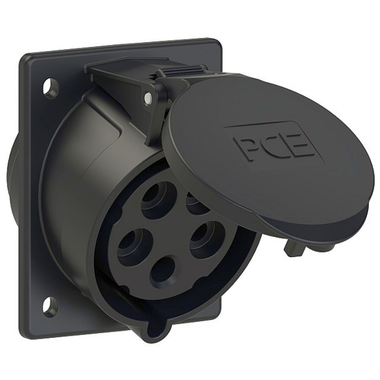 Picture of Tomada encastrar fêmea inclinada IP44 32A 3P+T+N 400V