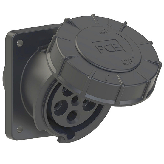 Picture of Tomada encastrar fêmea inclinada IP67 63A 3P+T+N 400V