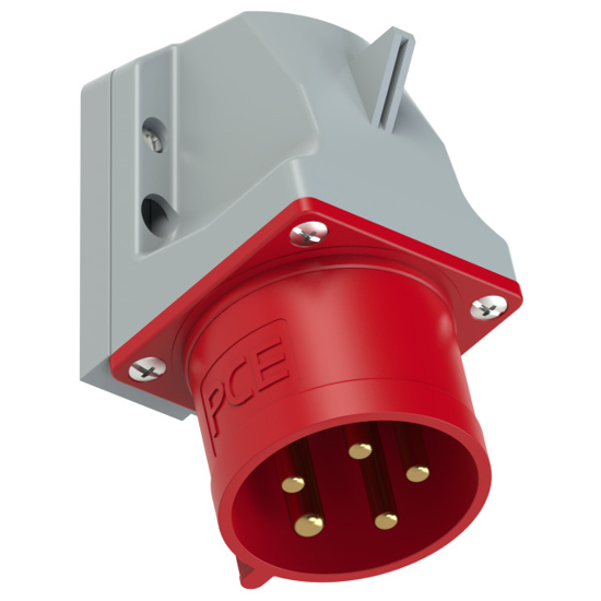 Picture of Tomada mural macho IP44 3P+T+N 32A 400V aperto p/ mola