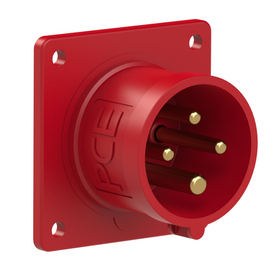 Picture of Tomada encastrar macho IP44 16A 3P+T 400V