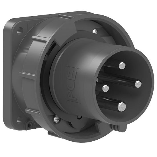 Picture of Tomada encastrar macho preta 63A 3P+T 400V