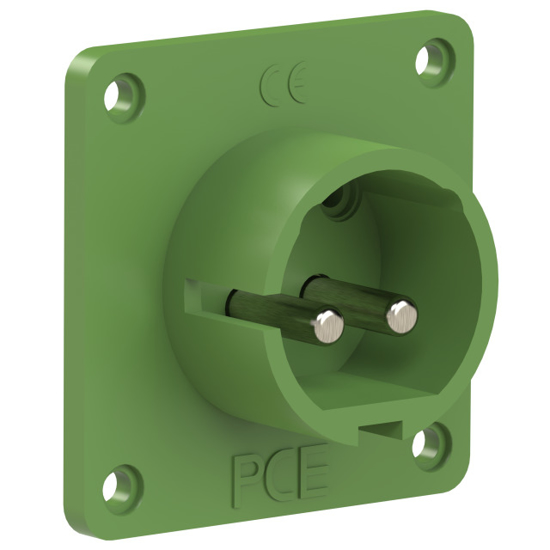 Picture of Tomada encastrar macho IP44 16A 2P 24/42V 400Hz 3h