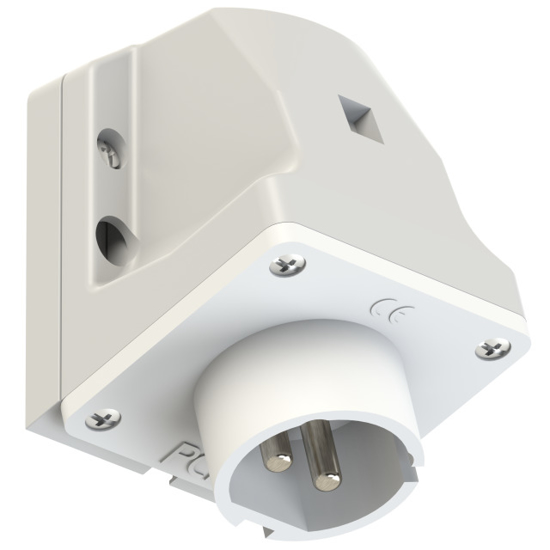 Picture of Tomada mural macho IP44 16A 2P 24/42Vdc 10h