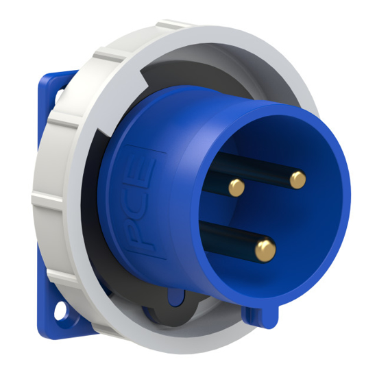 Picture of Tomada encastrar macho IP67 32A 2P+T 230V