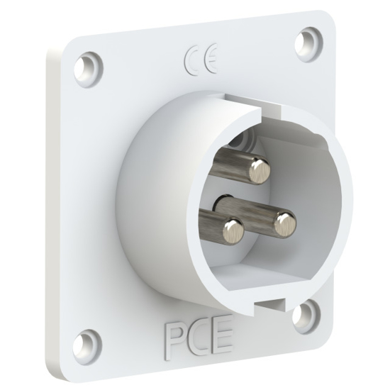 Picture of Tomada encastrar macho IP44 16A 2P+T 42V 12h