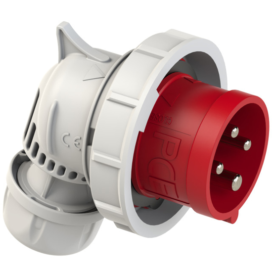 Picture of Ficha macho c/ inversor de fases angular IP67 32A 3P+T 400V