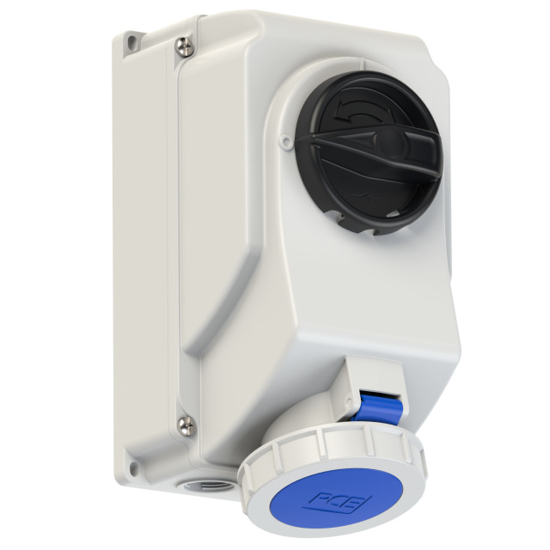 Picture of Tomada mural c/ interruptor bloqueio IP67 32A 2P+T 230V