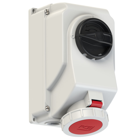 Picture of Tomada mural c/ interruptor bloqueio IP67 32A 3P+T 400V