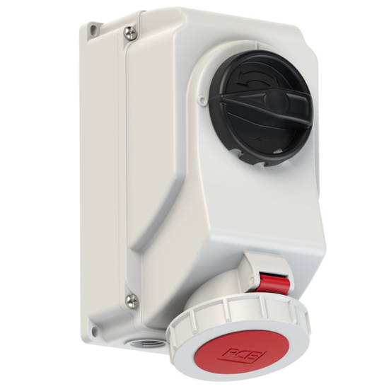 Picture of Tomada mural c/ interruptor bloqueio IP67 32A 3P+T+N 400V