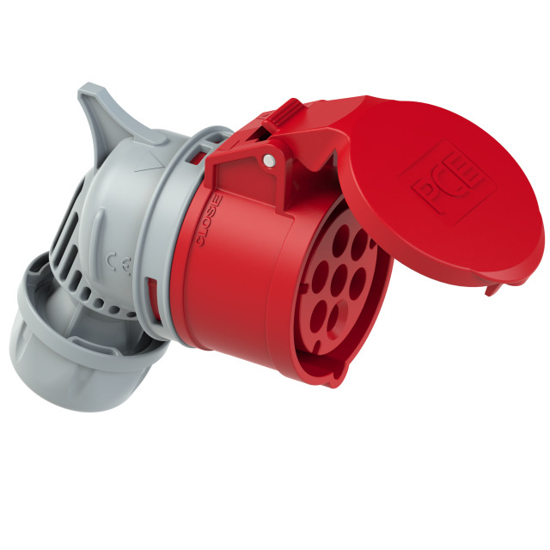 Picture of Ficha fêmea inclinada IP44 16A 6P+T 400V