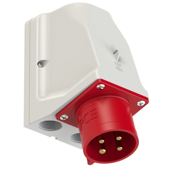 Picture of Tomada mural macho IP44 32A 3P+T 400V