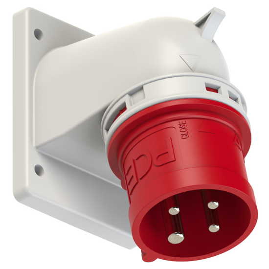 Picture of Tomada encastrar macho c/ inversor de fases angular IP44 32A 3P+T 400V