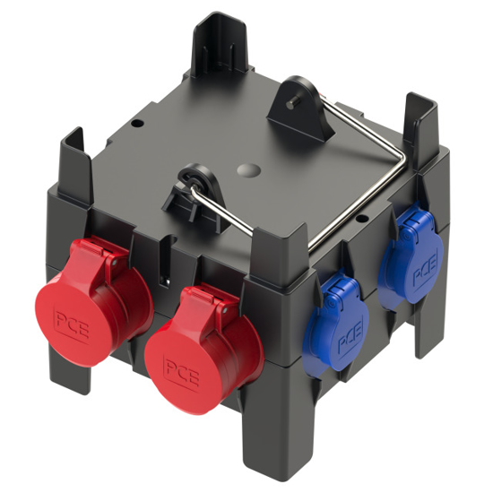 Picture of Quadro IMST Entrada: 5P 16A Saídas: 2x 5P 16A+ 4x schuko s/ protecção