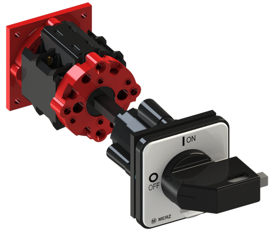 Picture of Interruptor A104 2P 20A fix. base 4f, espelho CZ/PT (2x🔒)