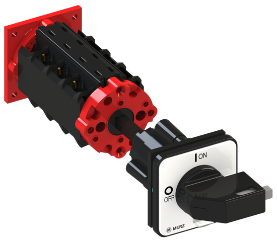 Picture of Interruptor A104 4P 20A fix. base 4f, espelho CZ/PT (2x🔒)