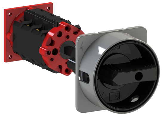 Picture of Interruptor A104 4P 20A fix. base 4f, espelho CZ/PT (3x🔒)