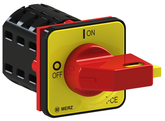 Picture of Interruptor A105 3P 25A fix. base 4f, espelho AM/VM (2x🔒)