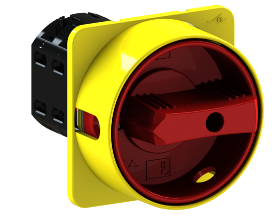 Picture of Interruptor A105 4P 25A fix. frontal 4f, espelho AM/VM (3x🔒)