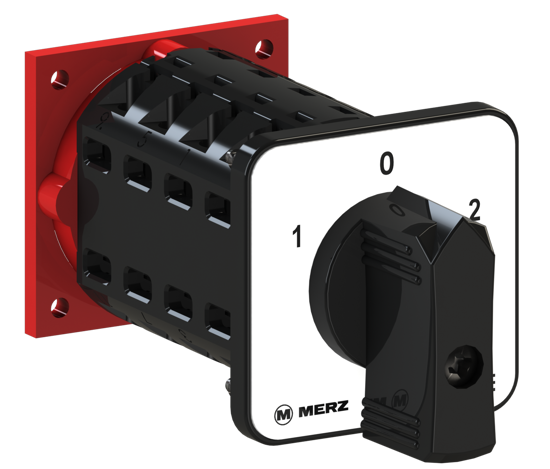 Picture of Inversor de marcha 1-0-2 3P 25A fixação p/ base