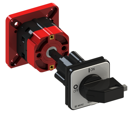 Picture of Interruptor A151 1P 32A fix. base 4f, espelho CZ/PT (2x🔒)