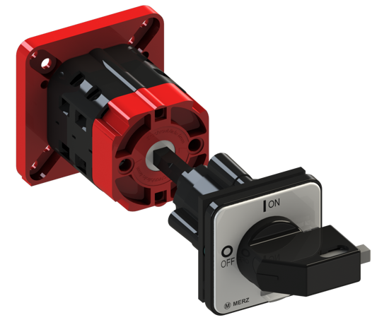 Picture of Interruptor A151 3P 32A fix. base 4f, espelho CZ/PT (2x🔒)