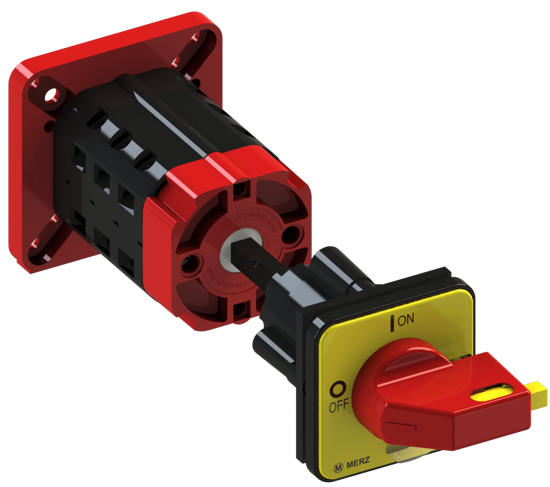 Picture of Interruptor A151 4P 32A fix. base 4f, espelho AM/VM (2x🔒)