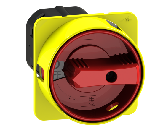 Picture of Interruptor A151 3P 32A fix. frontal 4f, espelho AM/VM (3x🔒)