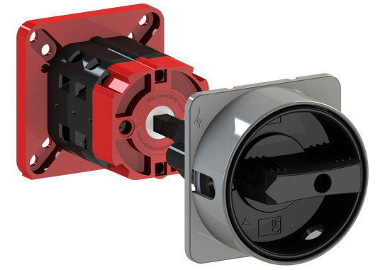 Picture of Interruptor A151 4P 32A fix. base 4f, espelho CZ/PT (3x🔒)