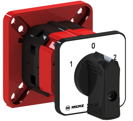 Picture of Inversor de linha 1-0-2 1P 32A fixação p/ base