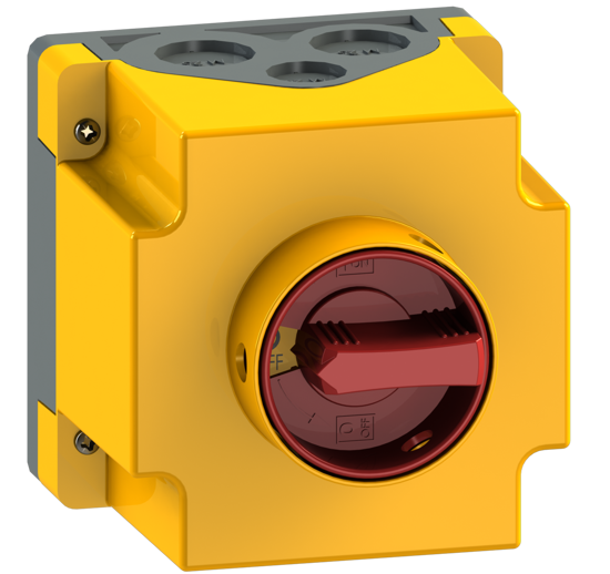 Picture of Interruptor ON-OFF A151 4P 25A em caixa VM/AM (3x🔒)