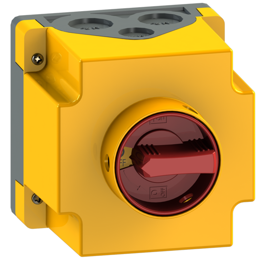 Picture of Interruptor ON-OFF A251 4P 40A em caixa VM/AM (3x🔒