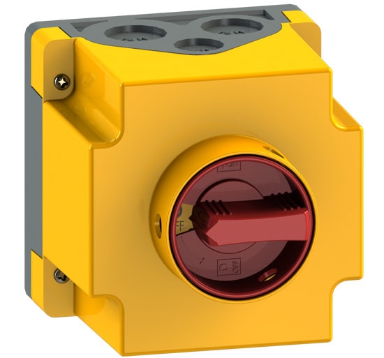 Picture of Interruptor ON-OFF A251 4P 40A +1NA+1NF em caixa VM/AM (3x🔒)