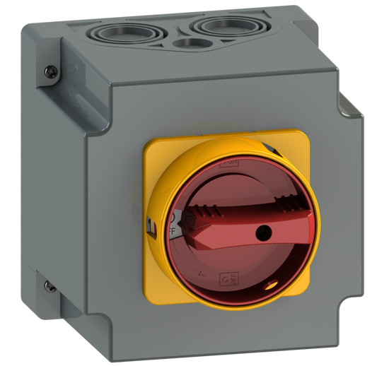 Picture of Interruptor ON-OFF A451 4P 63A em caixa VM/AM (3x🔒)