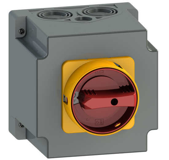 Picture of Interruptor ON-OFF A451 4P 63A +1NA+1NF em caixa VM/AM (3x🔒)