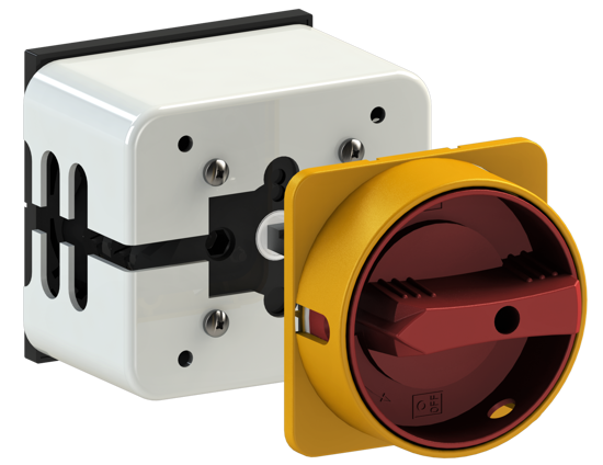 Picture of Interruptor A656 3P 80A fix. base 4f, espelho AM/VM (3x🔒)