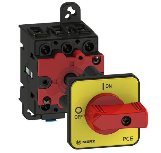 Picture of Interruptor ML1 3P 25A fix. base 2f/DIN, espelho AM/VM