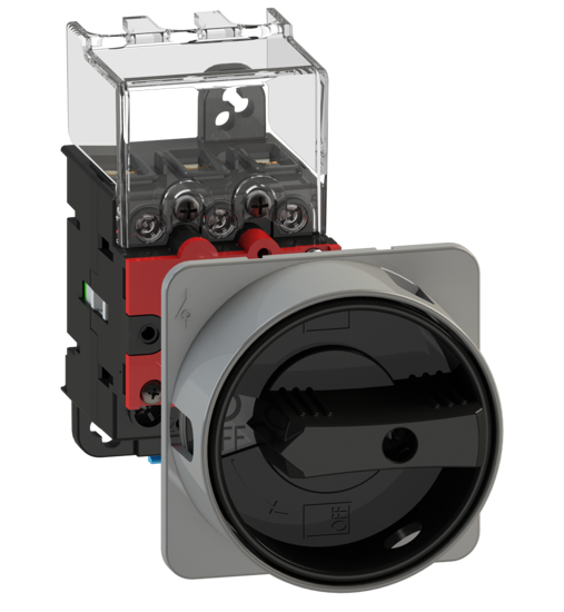 Picture of Interruptor ML1 3P 25A fix. base 2f/DIN, espelho CZ/PT (3x🔒)