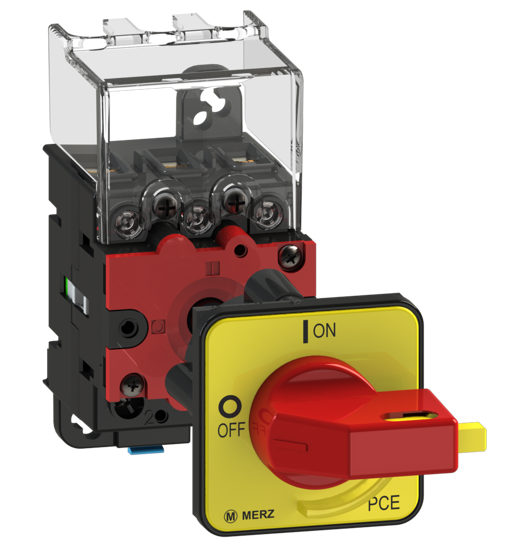 Picture of Interruptor ML1 3P 40A fix. base 2f/DIN, espelho AM/VM (2x🔒)