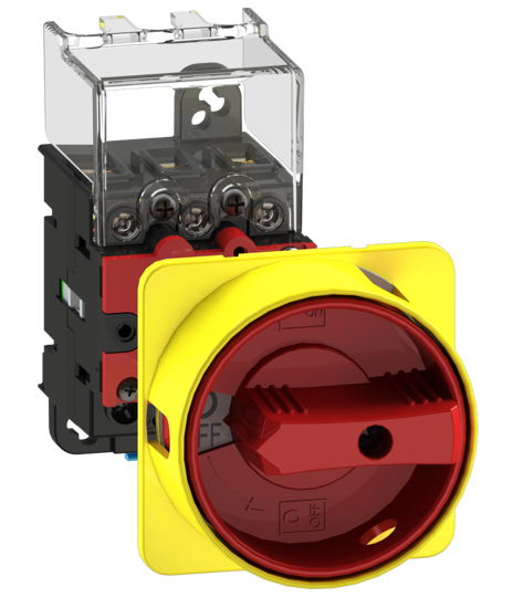 Picture of Interruptor ML1 3P 40A fix. base 2f/DIN, espelho AM/VM (3x🔒)
