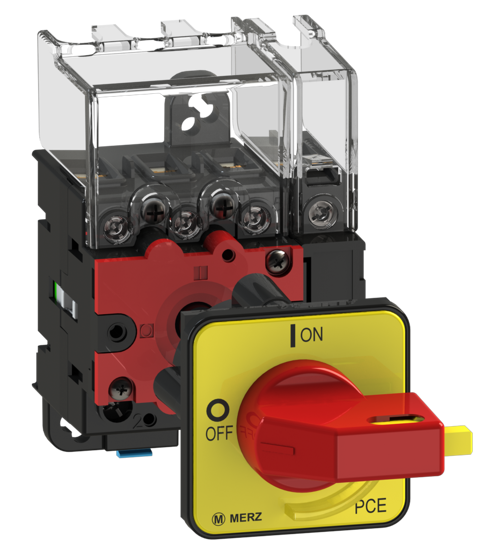 Picture of Interruptor ML1 4P 40A fix. base 2f/DIN, espelho AM/VM (2x🔒)