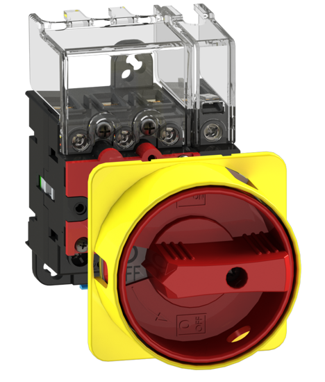 Picture of Interruptor ML1 4P 40A fix. base 2f/DIN, espelho AM/VM (3x🔒)
