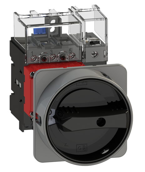 Picture of Interruptor ML2 4P 63A fix. base 2f/DIN, espelho CZ/PT (3x🔒)