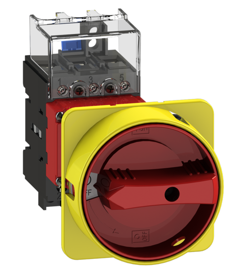 Picture of Interruptor ML2 3P 80A fix. base 2f/DIN, espelho AM/VM (3x🔒)